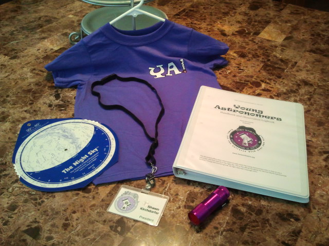 YA! Kit received when becoming a full club member.